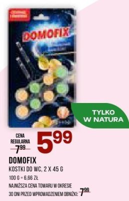 Kostki do WC DOMOFIX promocja w Drogerie Natura