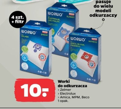 Worki do odkurzacza Electrolux, Amica, MPM, Beco promocja w Netto