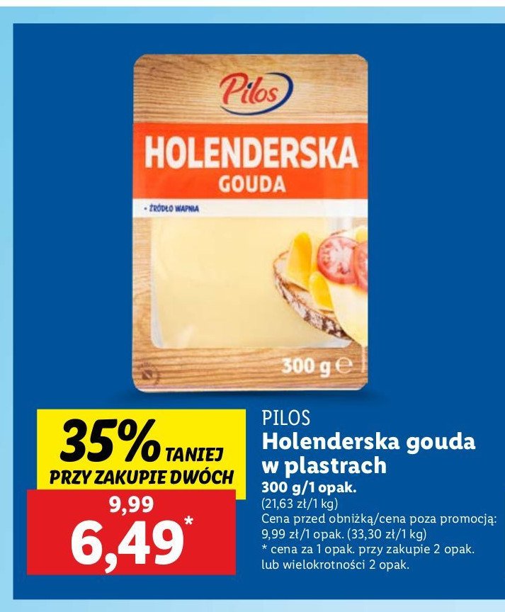 Ser gouda holenderska Pilos promocja