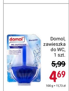 Zawieszka barwiąca wodę blau Domol wc-duftstein promocje