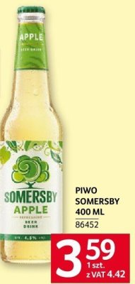 Piwo Somersby promocja w Selgros