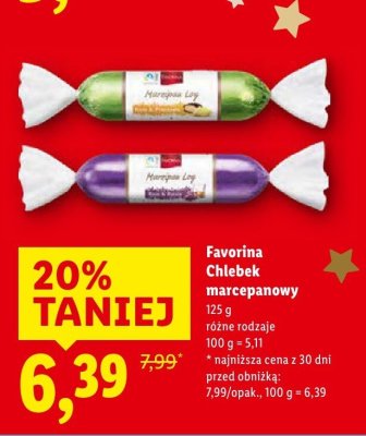Chlebek marcepanowy różne rodzaje promocja w Lidl