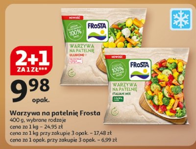 Warzywa na patelni臋 promocja w Auchan