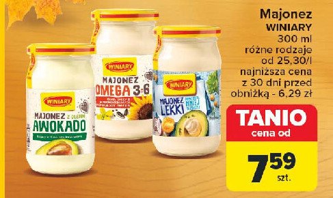 Majonez omega 3:6 Winiary promocja