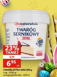 Twar贸g sernikowy extra Janaturalnie promocja