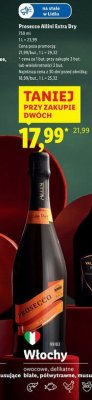Wino musujące Prosecco Allini Extra Dry promocja w Lidl