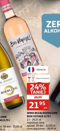Wino Bon voyage! chardonnay promocja