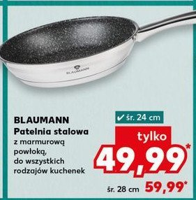 Patelnia 28 cm BLAUMANN promocja w Kaufland