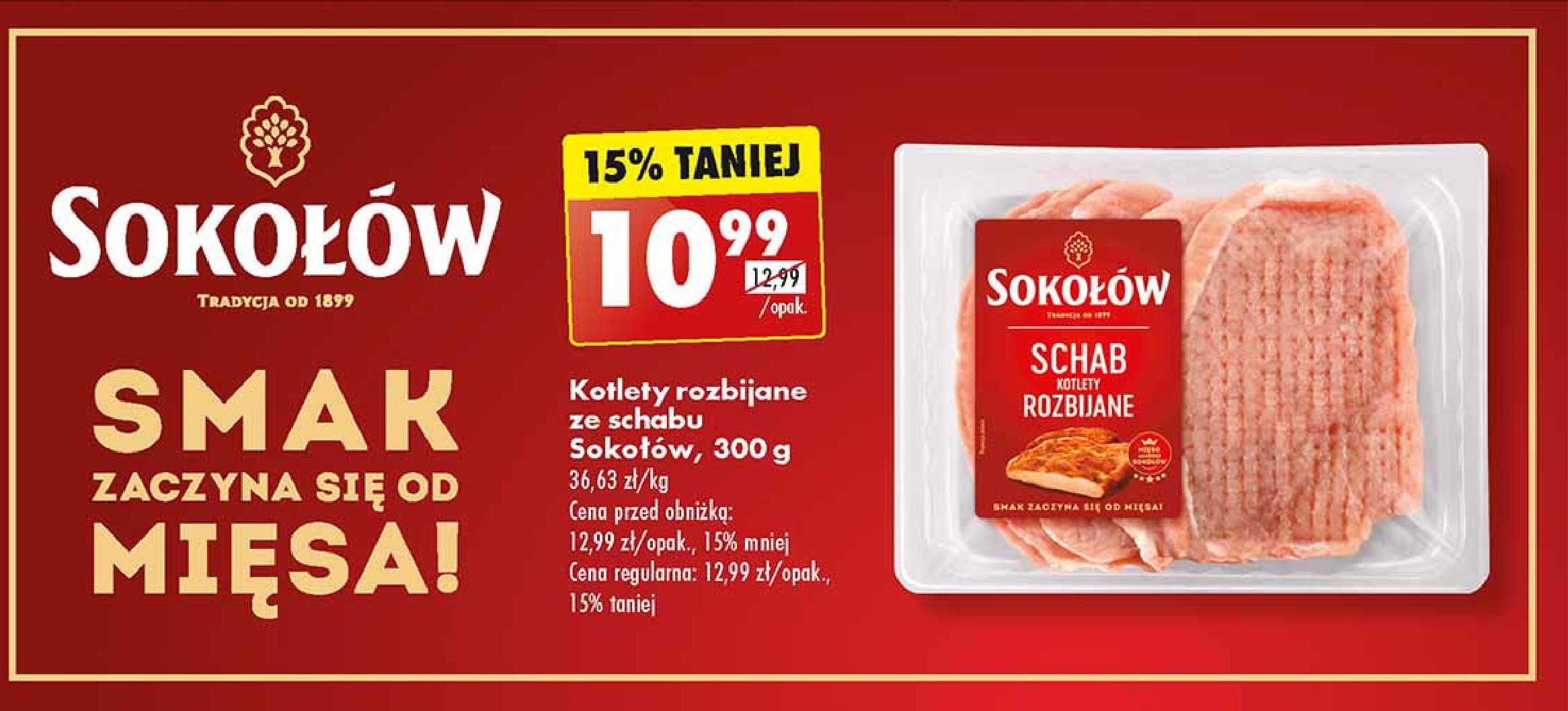 Schab kotlety rozbijane Sokołów promocja