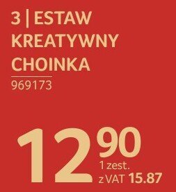 Zestaw kreatywny choinka promocja w Selgros