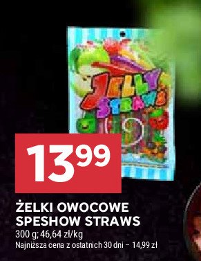 Żelki owocowe jelly straws SPESHOW promocja