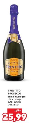 Wino musujące Prosecco 0,75 l, różne rodzaje promocja w Kaufland