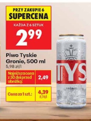 Piwo promocja w Biedronka