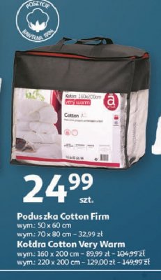 Poduszka cotton quilted firm 50 x 60 cm Actuel promocja
