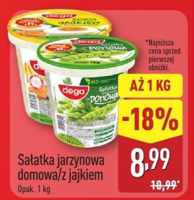 Sałatka jarzynowa z jajkiem promocja w Aldi