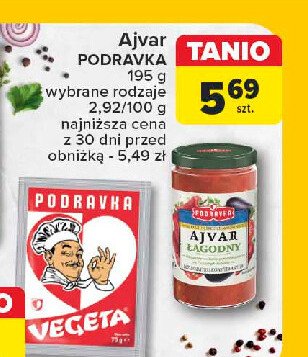 Sos łagodny Podravka ajvar promocja