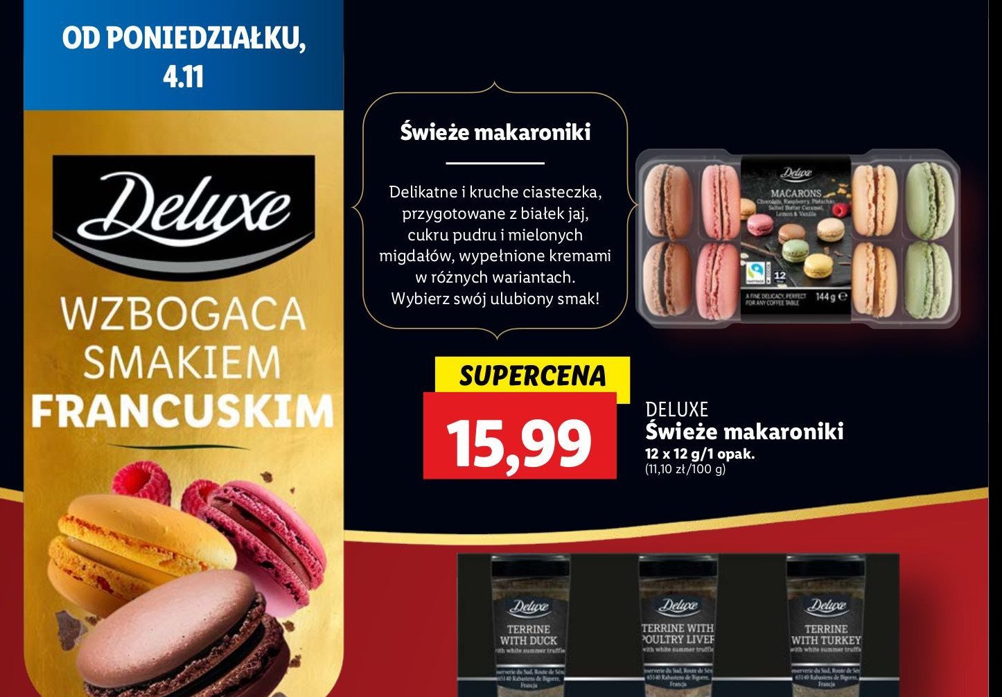 Makaroniki Deluxe promocja w Lidl