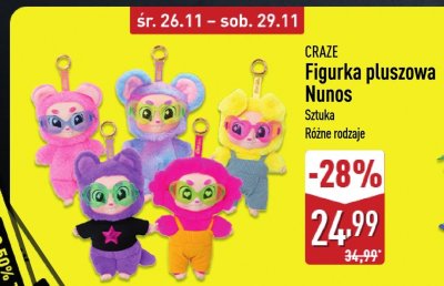 Figurka pluszowa Nunos  promocja w Aldi