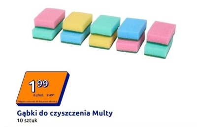 Gąbki do czyszczenia Multy promocja w Action