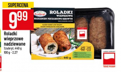 Roladki wieprzowe z grzybami i serem Szubryt promocja