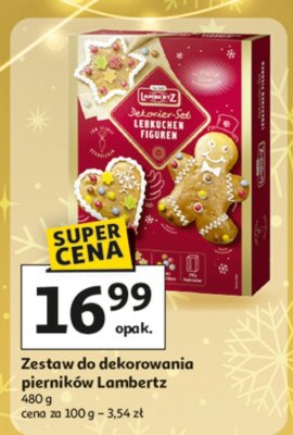 Zestaw do dekorowania pierników Lambertz 480 g promocja w Auchan