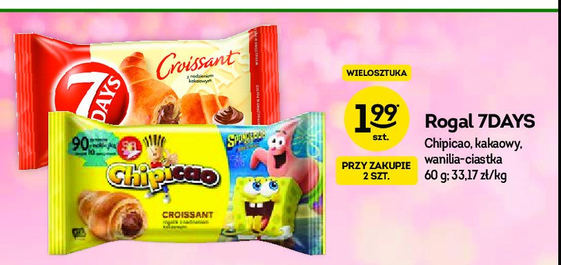 Rogal sponge bob Chipicao promocja