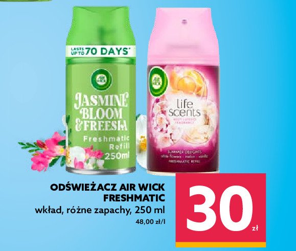 Wkład owocowe słodkości w kwitnącym parku Air wick freshmatic life scents promocje