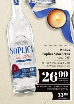 Wódka Soplica Szlachetna Premium Quality promocja w POLOmarket