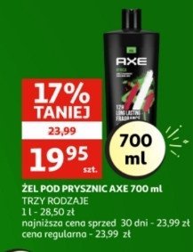 Zel pod prysznic Axe africa promocja
