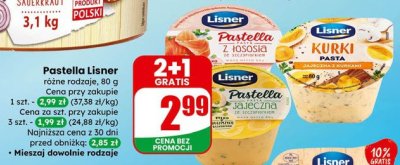 Pastella Lisner różne rodzaje promocja w Dino