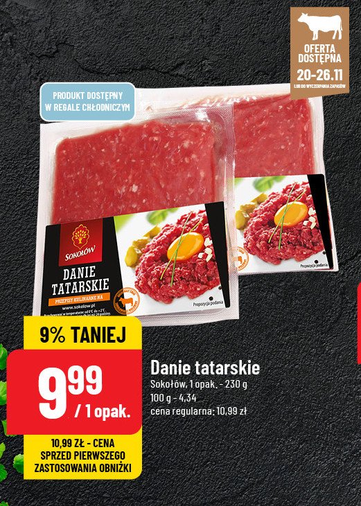 Danie tatarskie Sokołów promocja w POLOmarket