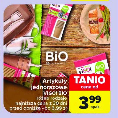 Kubki papierowe bio 250 ml Vigo! promocja