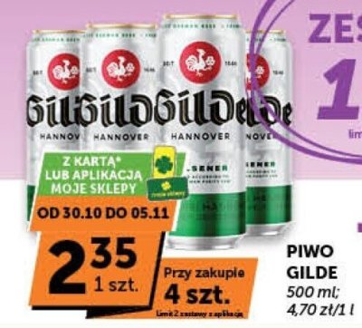 Piwo Gilde promocja w Groszek