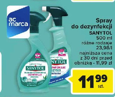 艢rodek do czyszczenia uniwersalny Sanytol promocja