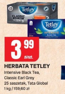 Herbata Tetley Intensive Black Tea, Classic Earl Grey promocja w Chorten
