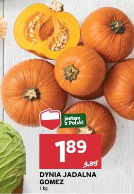 Dynia jadalna gomez promocja w Stokrotka