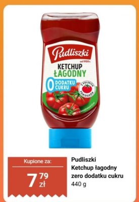 Ketchup łagodny zero dodatku cukru promocja w Biedronka