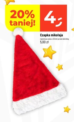 Czapka mikołaja promocja w Dealz