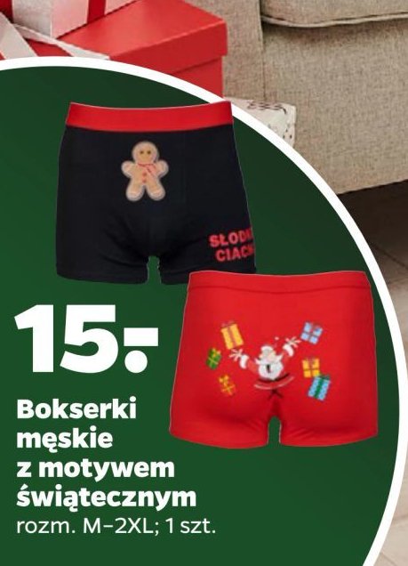 Bokserki męskie m-2xl promocja w Netto