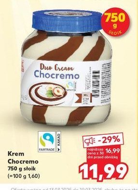 Krem chocremo K-classic promocja