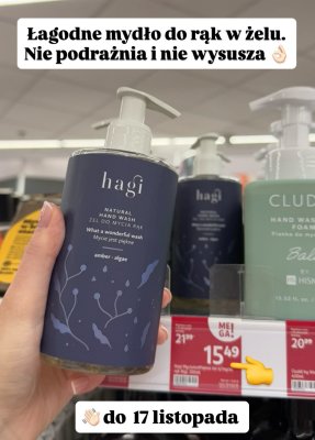 Mydło do rąk w żelu łagodne Natural Hand Wash promocja w Rossmann
