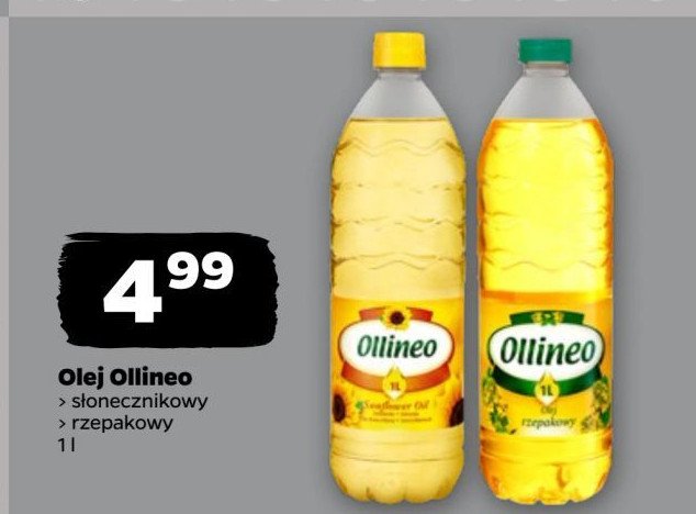 Olej słonecznikowy Ollineo promocja w Netto