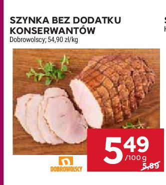 Szynka bez konserwantów Dobrowolscy promocja