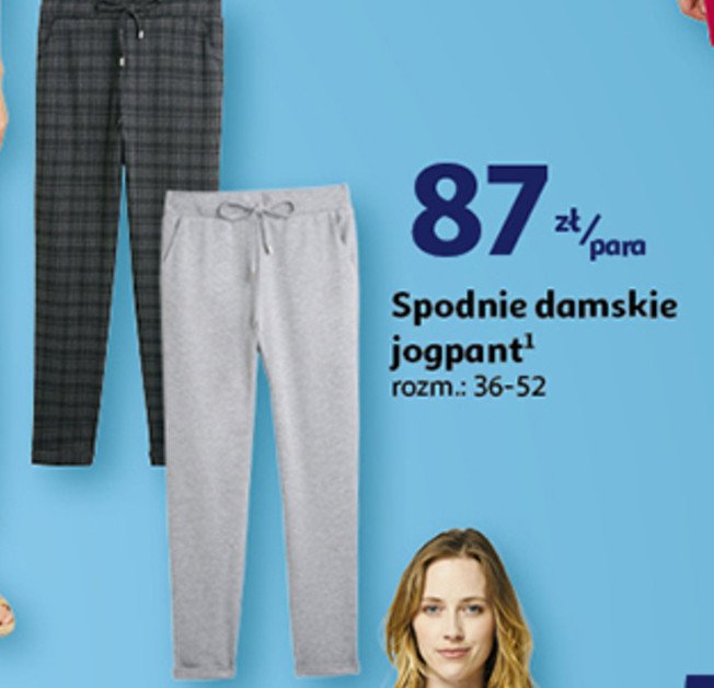 Spodnie damskie typu jogpant 36-52 Auchan inextenso promocja