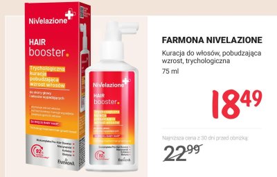 Kuracja do włosów Hair booster pobudzająca wzrost, trychologiczna promocja w Rossmann