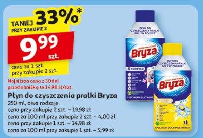 Płyn do czyszczenia pralki Bryza promocja w Auchan