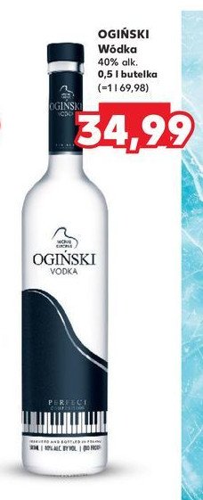 Wódka Ogiński vodka promocja w Kaufland