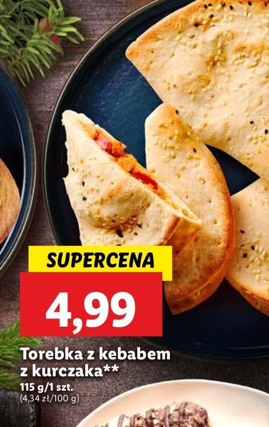 Kieszonka z kebabem z kurczaka promocja