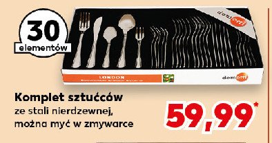 Komplet sztućców Domotti promocja w Kaufland