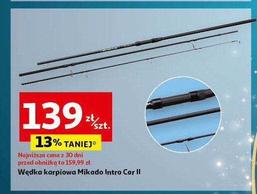 Wędka intro ii carp 3 m Mikado (wędkarstwo) promocja w Auchan